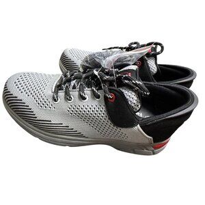 Zeba Steel Onyx Medium Sneakers‎ Grey & Black Mens Size 7.5
